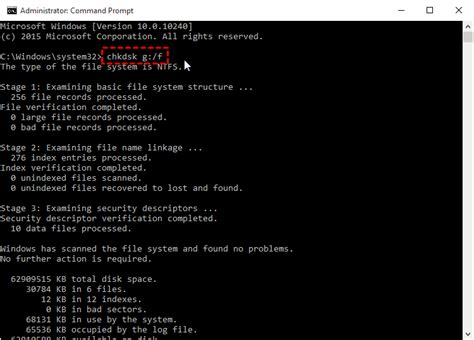 how to run a command prompt hard drive test|check disk drive windows 11.